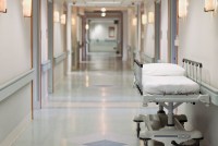A photo of a hospital interior.